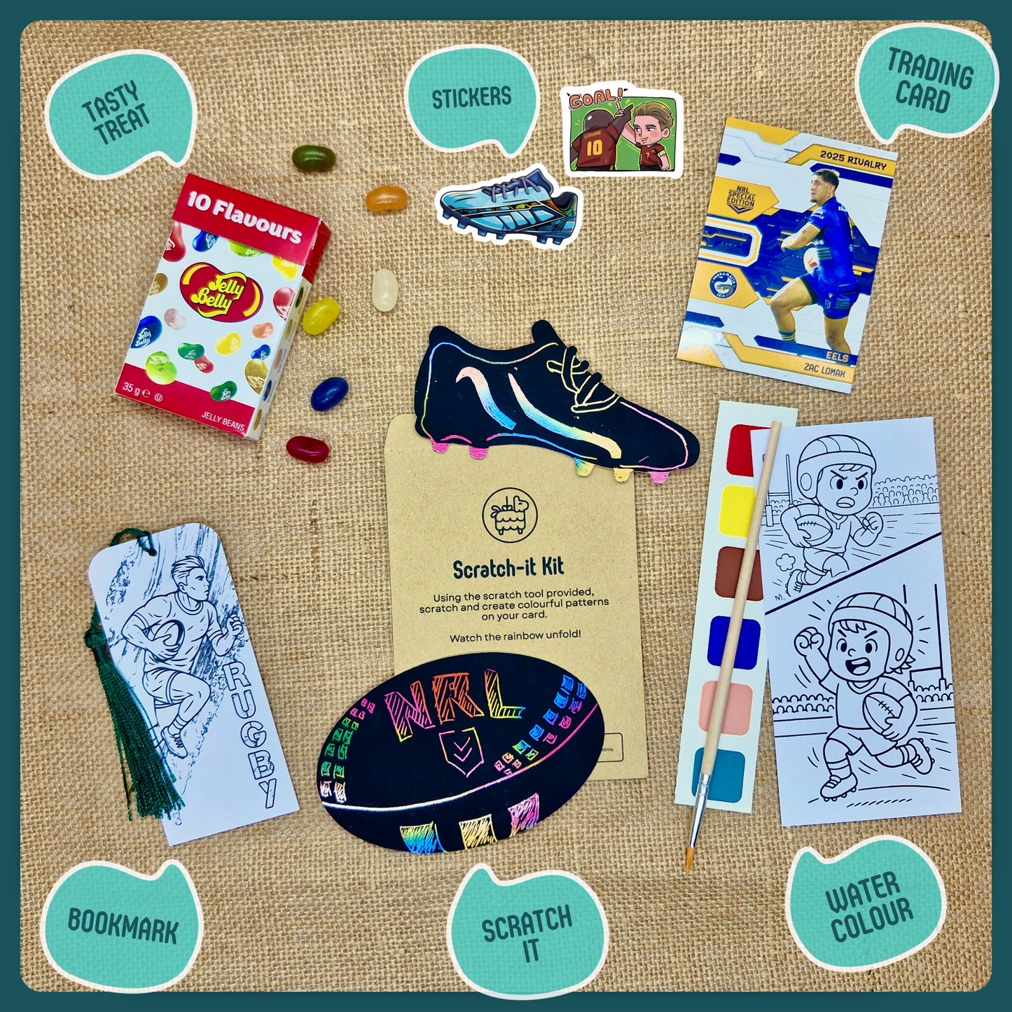 Rugby Party Bags