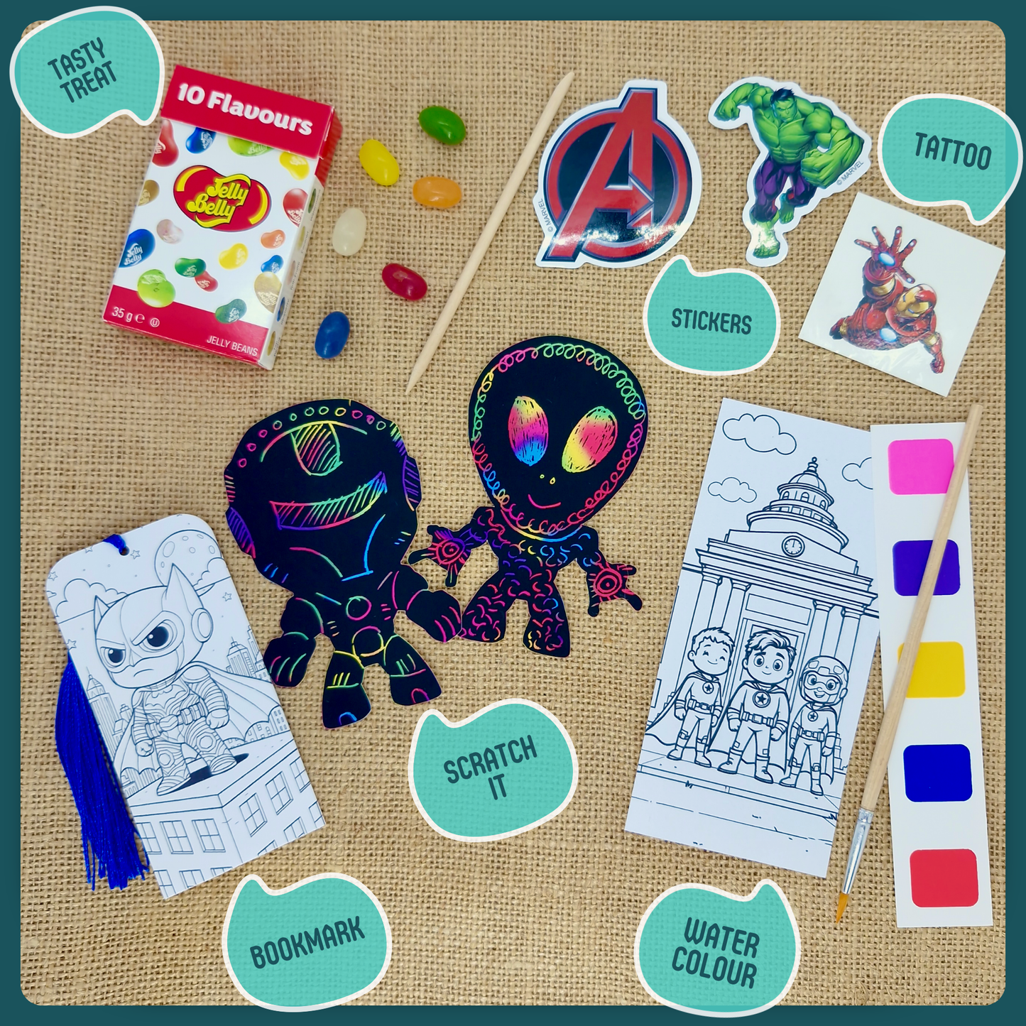 Super Boy Party Bags