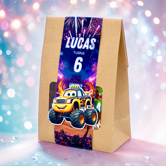Monster Truck Party Bags